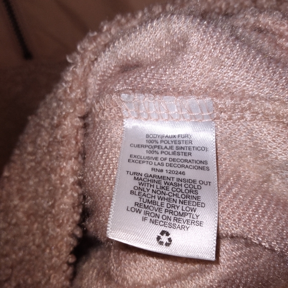 Wildflower Plus Rose Fuzzy Pullover 3X - Picture 4 of 4